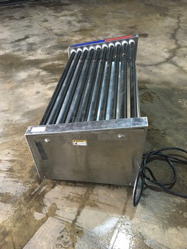 APW Wyott Commercial Countertop Hot Dog Roller Grill! All Stainless Steel! HRS50SBW Serial 0222818070099! 120V 1Phase! - Image 4 of 10