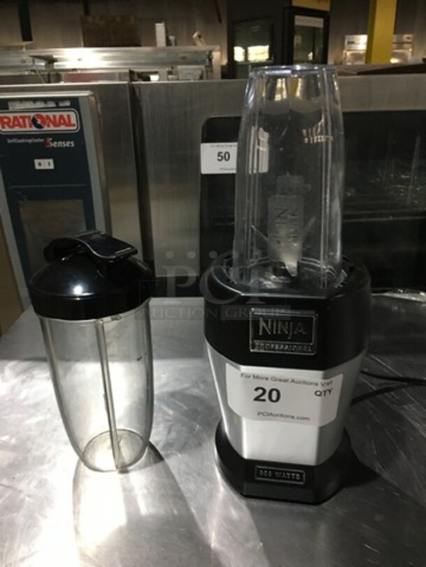 Nutri Ninja Pro Countertop Bullet Blender! Model BL45630DOB! 120V! - Image 1 of 9