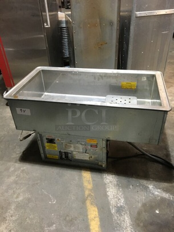 Atlas Metals Refrigerated Drop In Cold Pan/Salad Bar Unit! Model WCMHP3 Serial 16010331A! 120V 1Phase!