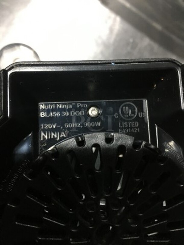 Nutri Ninja Pro Countertop Bullet Blender! Model BL45630DOB! 120V! - Image 8 of 9