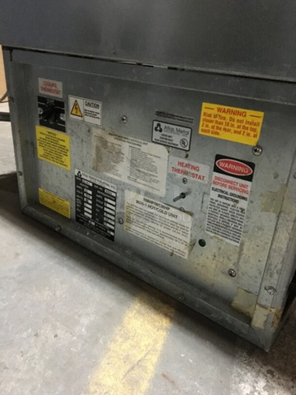 Atlas Metals Refrigerated Drop In Cold Pan/Salad Bar Unit! Model WCMHP3 Serial 16010331A! 120V 1Phase! - Image 8 of 11