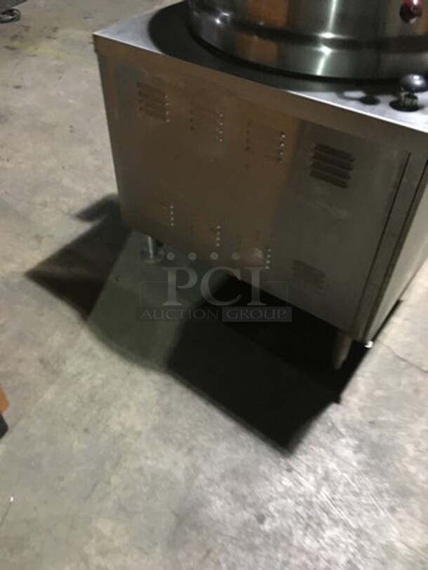 Vulcan Commercial 40 Gallon Tilting Steam Kettle! All Stainless Steel! Model VDMT40 Serial AP10460219AA4687! 120V 1Phase! On Legs! - Image 3 of 10