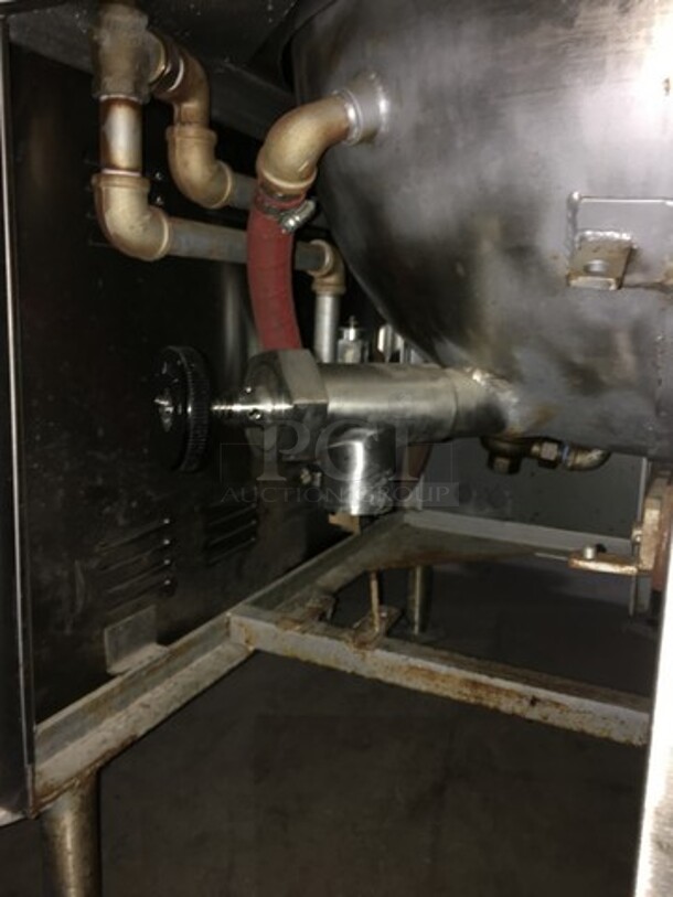 Vulcan Commercial 40 Gallon Tilting Steam Kettle! All Stainless Steel! Model VDMT40 Serial AP10460219AA4687! 120V 1Phase! On Legs! - Image 8 of 10