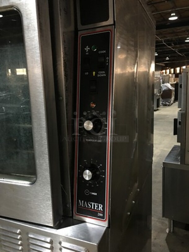 Garland Commercial Natural Gas Powered Double Deck Convection Oven! With View Through Doors! Master 200 Series! All Stainless Steel! On Casters! 2 X Your Bid! Makes One Unit! - Image 7 of 10