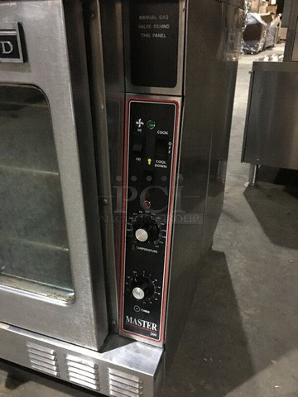 Garland Commercial Natural Gas Powered Double Deck Convection Oven! With View Through Doors! Master 200 Series! All Stainless Steel! On Casters! 2 X Your Bid! Makes One Unit! - Image 8 of 10