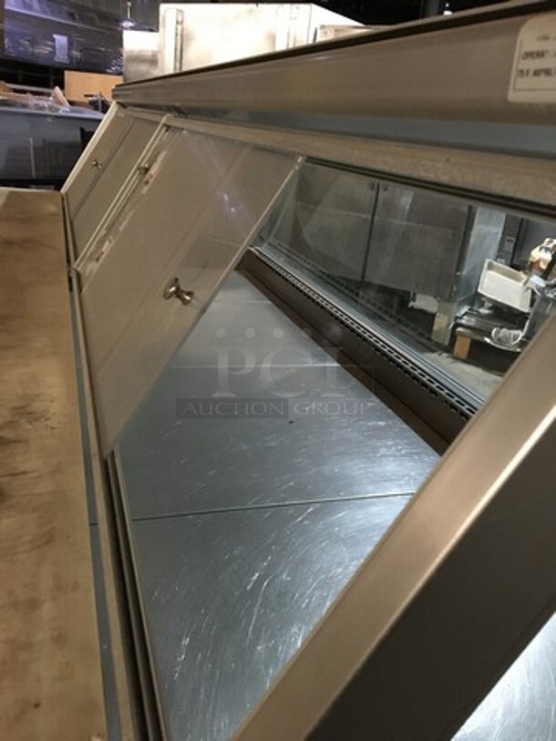 Federal Industries Commercial Refrigerated Deli Display Case! With 2 Sliding Rear Doors! With Commercial Cutting Board! All Stainless Steel Body! Model SQ8CD Serial 07121947296! 120V 1Phase! - Image 6 of 10