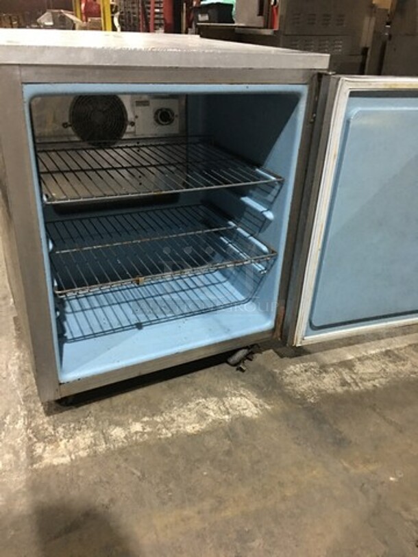 Delfield Commercial Single Door Lowboy/Worktop Cooler! With Metal Racks! All Stainless Steel! - Image 5 of 8