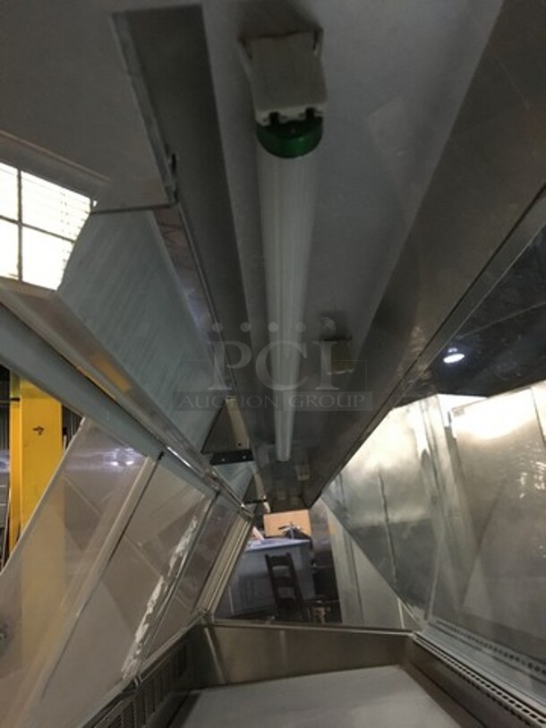 Federal Industries Commercial Refrigerated Deli Display Case! With 2 Sliding Rear Doors! With Commercial Cutting Board! All Stainless Steel Body! Model SQ8CD Serial 07121947296! 120V 1Phase! - Image 9 of 10