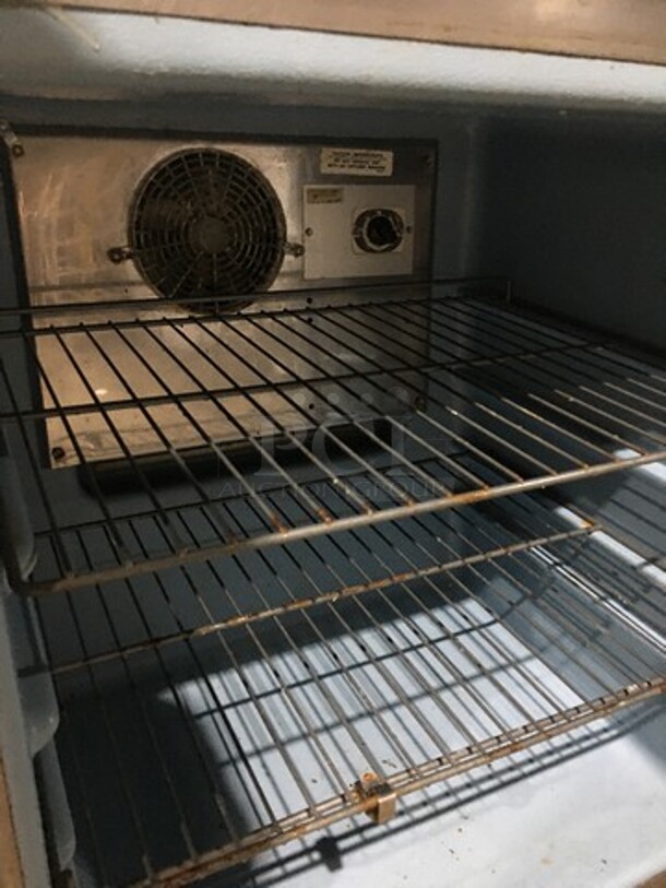Delfield Commercial Single Door Lowboy/Worktop Cooler! With Metal Racks! All Stainless Steel! - Image 6 of 8