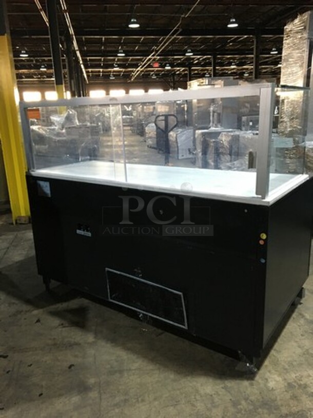 Structural Concepts Commercial Refrigerated Open Grab-N-Go/Display Case Combo! With 2 Sliding Rear Doors! On Commercial Casters! Model SBZ6652DR Serial 0912380GU318110! 220V 1Phase! - Image 3 of 10