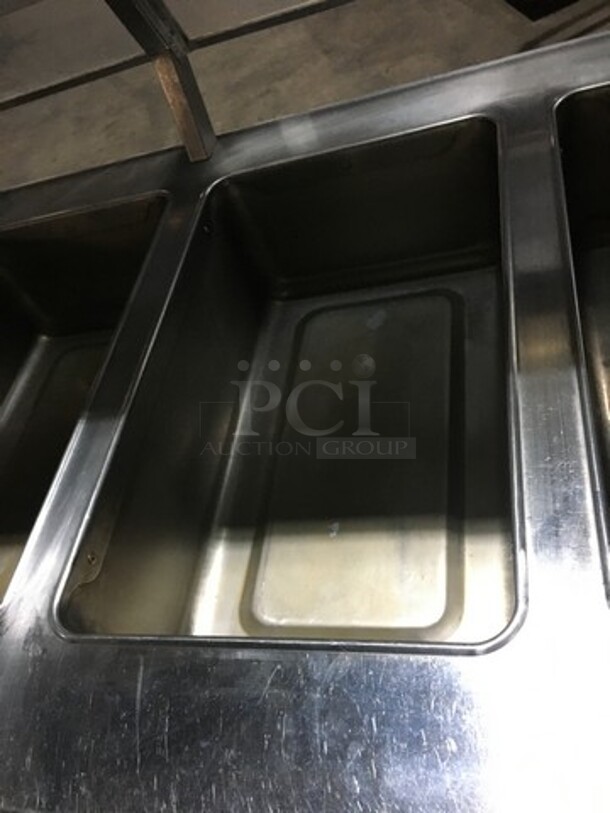 Precision Commercial 4 Well Steam Table! With Underneath Storage Space! With Sneeze Guard! All Stainless Steel Body! Model SST2004UDNYC! 120V 1Phase! On Commercial Casters! - Image 5 of 8
