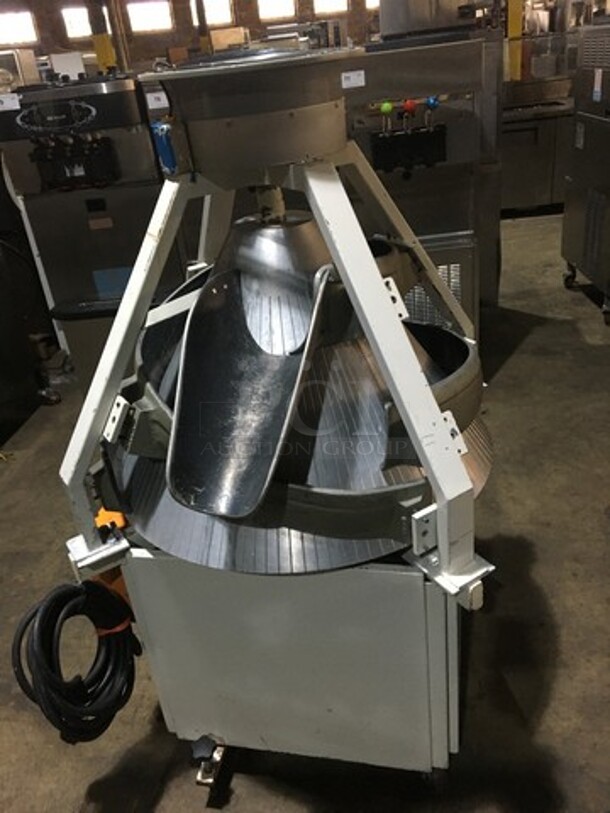 Nice! Polin Commercial Floor Style Conical Dough Rounder Machine! Model Conical Rounder Serial 30161! 220V!  - Image 4 of 10