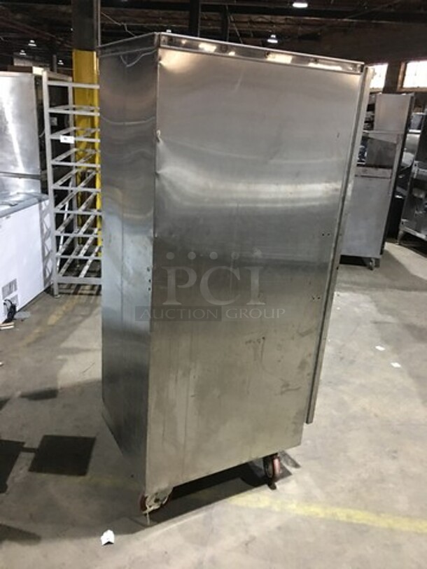 Carter Hoffmann Stainless Steel Food Warming/Proofing Cabinet! Holds Full Size Trays! On Commercial Casters! Model MD110PS! 120V! - Image 4 of 9