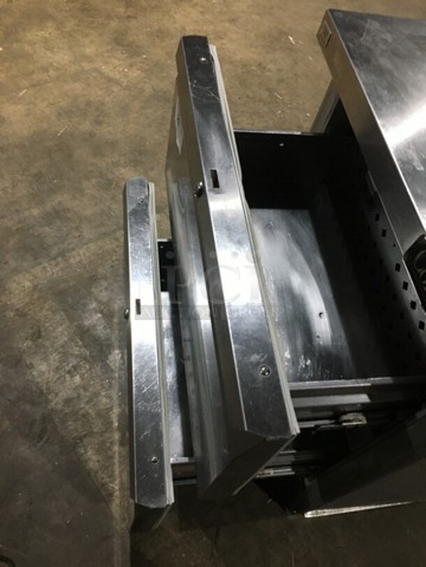 Continental Commercial Refrigerated Lowboy Cooler! With 2 Drawers Underneath! All Stainless Steel! Model SW27 Serial 15079269! 115V 1 Phase! No Compressor/Remote Compressor! - Image 5 of 8
