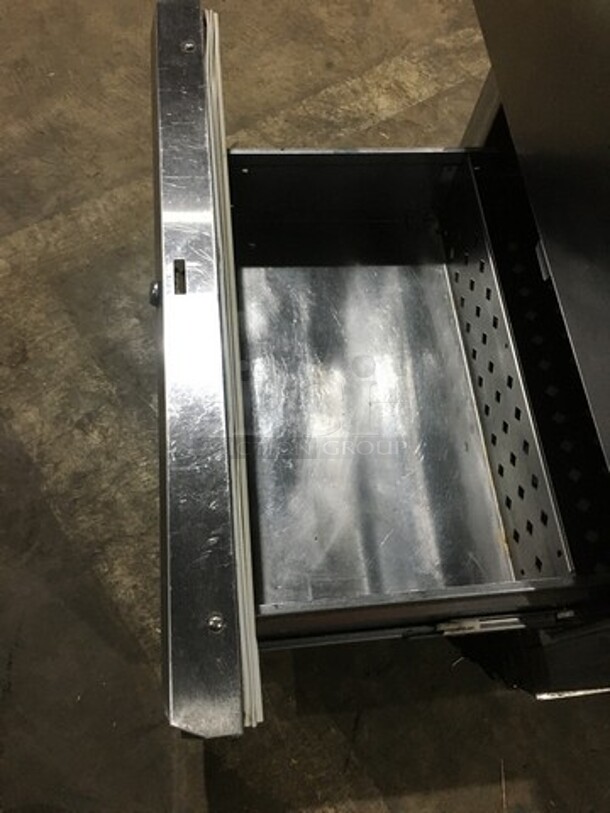 Continental Commercial Refrigerated Lowboy Cooler! With 2 Drawers Underneath! All Stainless Steel! Model SW27 Serial 15079269! 115V 1 Phase! No Compressor/Remote Compressor! - Image 6 of 8