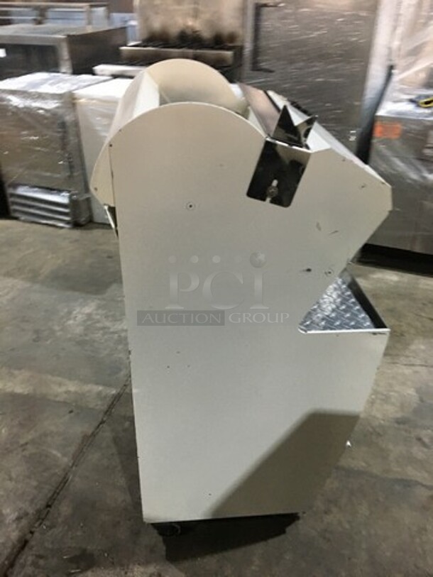 ABS Commercial Floor Style Bread Loaf Slicer! On Casters! - Image 4 of 8