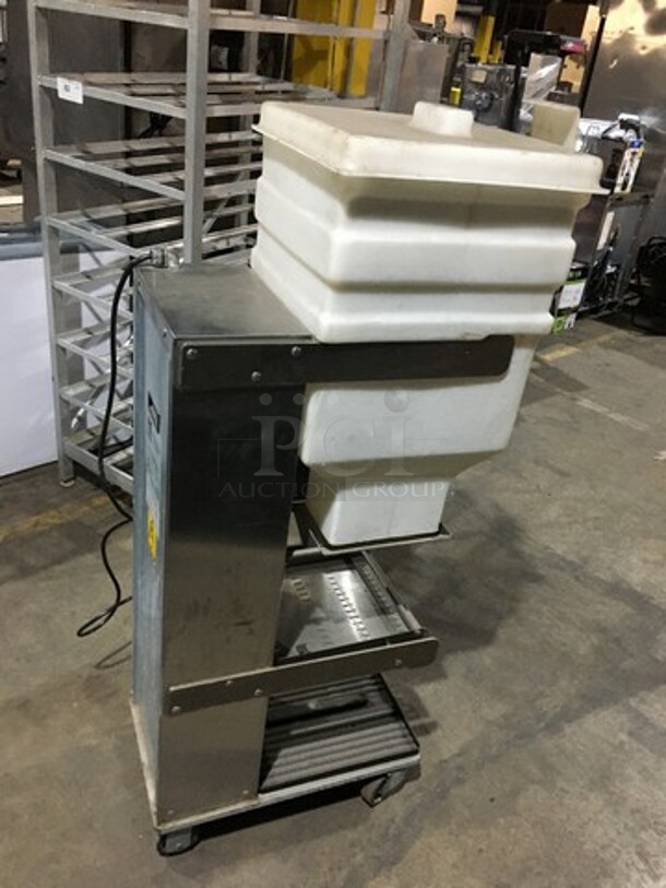 NICE! Automated Equipment Commercial Automated Fry Dispenser! All Stainless Steel Body! Model GDF14EL Serial 14ER1007B00998! 120V! On Commercial Casters! - Image 3 of 9
