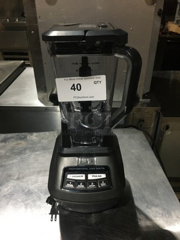 Ninja Commercial Countertop Blender! Model BL77030! 120V!
 - Image 1 of 10