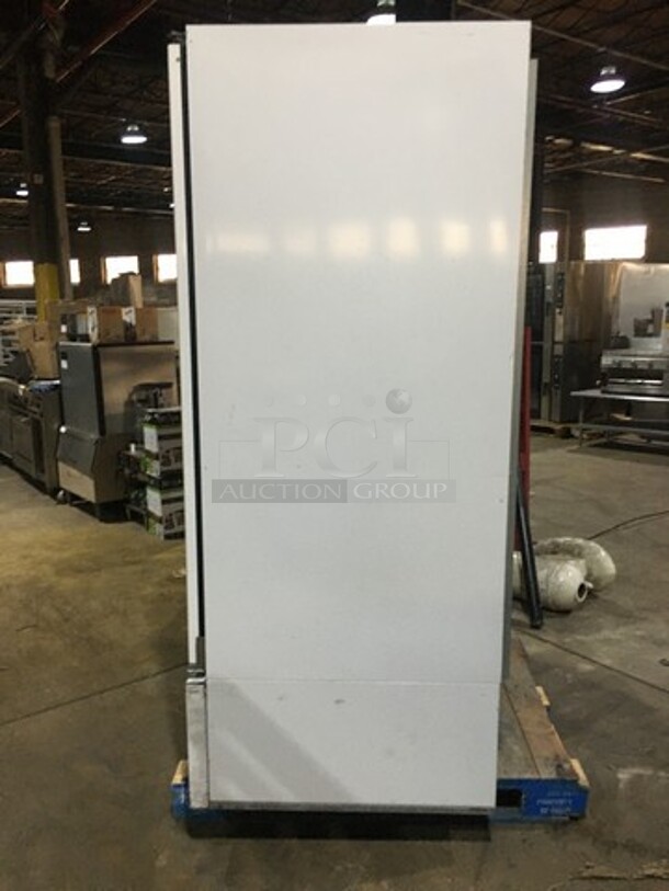Masterbilt 2 Glass Door Reach In Freezer Merchandiser! With Poly Coated Racks!  - Image 3 of 7