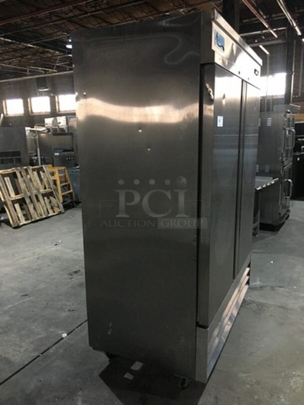 Avantco Commercial 2 Door Reach In Freezer! All Stainless Steel! Model 178CFD2FF! 115V! On Commercial Casters! - Image 4 of 9