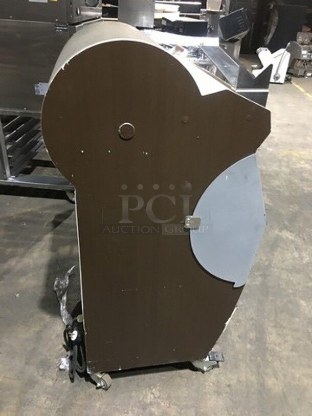 JAC Commercial Floor Style Bread Slicer! With Self Service Frame! Model SLC450/12 Serial 12108097! 110V 1Phase! On Casters! - Image 4 of 9