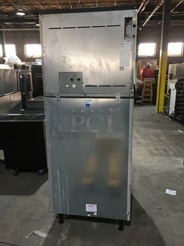 Ice-O-Matic Commercial Ice Making Machine! On Ice Bin! All Stainless Steel! 2 X Your Bid! Makes One Unit! On Legs! Not Tested! - Image 3 of 9
