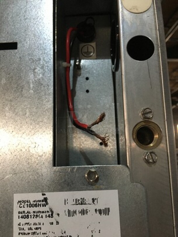 Ice-O-Matic Commercial Ice Making Machine! On Ice Bin! All Stainless Steel! 2 X Your Bid! Makes One Unit! On Legs! Not Tested! - Image 9 of 9