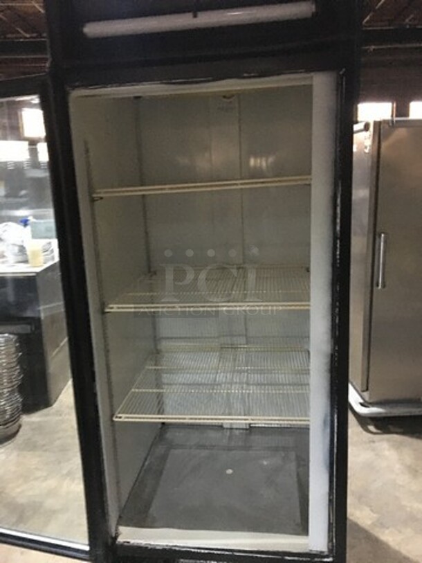Commercial Single Door Reach In Cooler Merchandiser! With Poly Coated Racks! - Image 5 of 8
