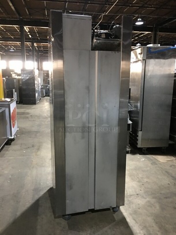 Traulsen Commercial Reach In Refrigerator! With 2 Half Doors! All Stainless Steel! Model RHT132WREHHS Serial T300660D96! 115V 1Phase! On Casters! - Image 2 of 8