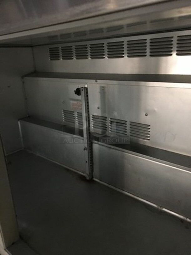 Beverage Air Commercial Refrigerated 2 Door Lowboy/Worktop! All Stainless Steel! Serial 6722639! On Casters! - Image 6 of 8