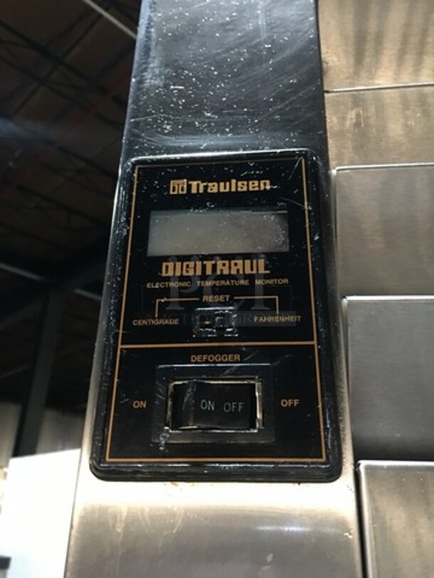 Traulsen Commercial Reach In Refrigerator! With 2 Half Doors! All Stainless Steel! Model RHT132WREHHS Serial T300660D96! 115V 1Phase! On Casters! - Image 7 of 8