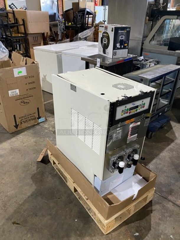 WOW! NEW IN BOX! FBD 2 Handle Electric Powered Counter Top Dual Slushy/Margarita Machine! Model FBD562RC! 1 Phase!  - Image 4 of 9