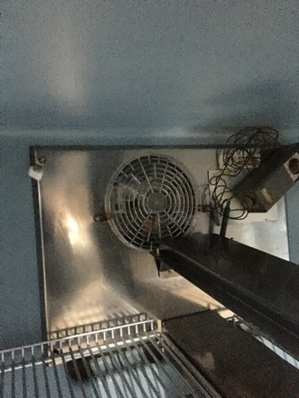 Delfield Commercial 2 Door Lowboy/Worktop Cooler! With Poly Coated Racks! All Stainless Steel! Model UC4048STAR Serial 1105152001793! 115V 1Phase! On Commercial Casters! - Image 7 of 9