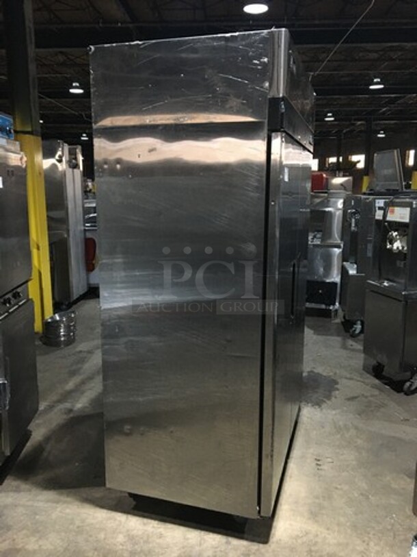Migali Commercial Reach In 2 Door Refrigerator! With Poly Coated Racks! All Stainless Steel! Model C2R Serial C2R15031692017! 115V 1Phase! On Casters! - Image 3 of 10