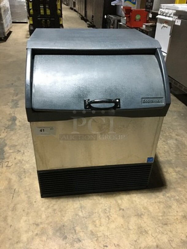Scotsman Commercial Under The Counter Ice Machine! All Stainless Steel Body! Model CU2026SA1A Serial 11091320014144! 115V 1Phase!