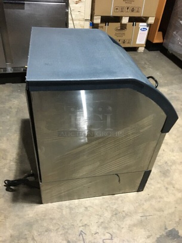 Scotsman Commercial Under The Counter Ice Machine! All Stainless Steel Body! Model CU2026SA1A Serial 11091320014144! 115V 1Phase! - Image 4 of 8