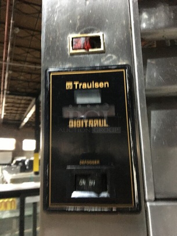 Traulsen Commercial Reach In 2 Door Cooler Merchandiser! All Stainless Steel Body! With Poly Coated Racks! Model AHT232NREFHG Serial T251270I98! 115V 1Phase! On Casters! - Image 8 of 9