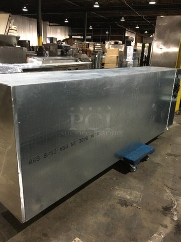 Krowne Commercial 4 Door Bar Back Cooler! All Stainless Steel Body! Model BS108LBNBLRLR Serial 0013594! 115V 1Phase! - Image 3 of 10