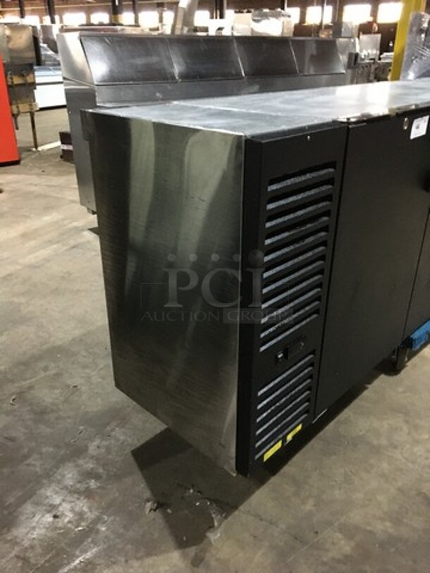 Krowne Commercial 4 Door Bar Back Cooler! All Stainless Steel Body! Model BS108LBNBLRLR Serial 0013594! 115V 1Phase! - Image 4 of 10