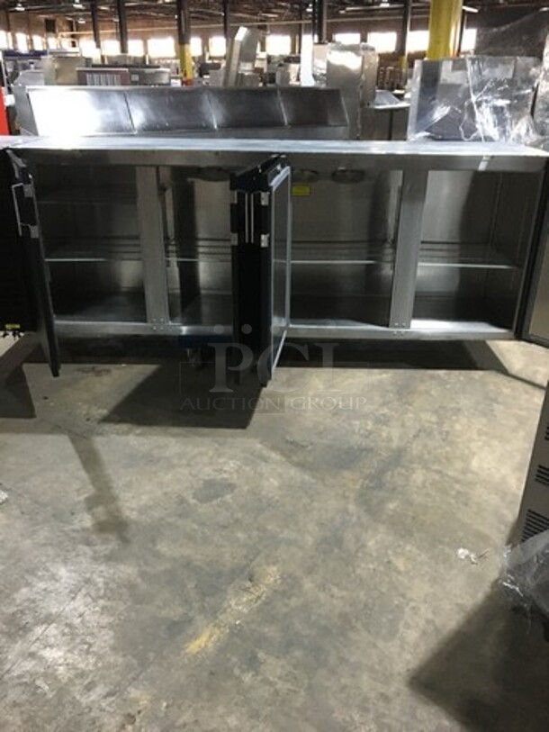 Krowne Commercial 4 Door Bar Back Cooler! All Stainless Steel Body! Model BS108LBNBLRLR Serial 0013594! 115V 1Phase! - Image 5 of 10