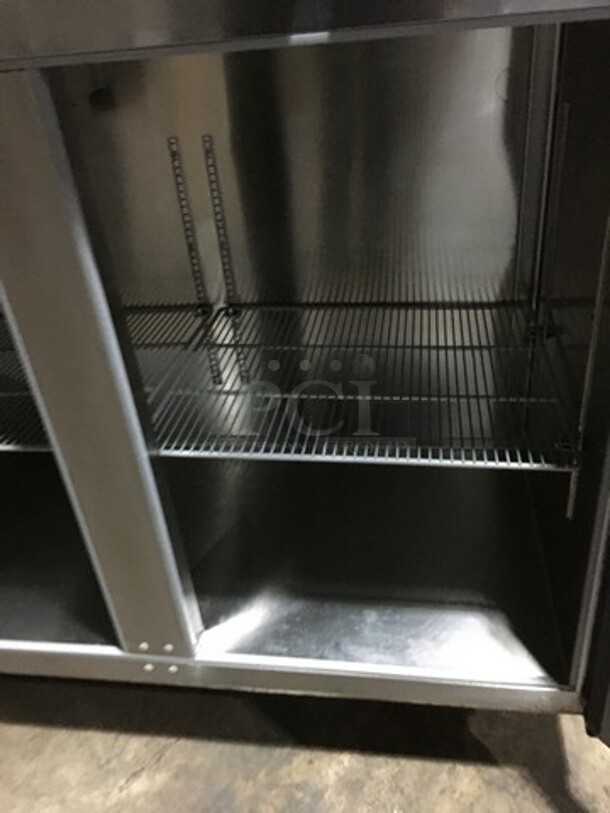 Krowne Commercial 4 Door Bar Back Cooler! All Stainless Steel Body! Model BS108LBNBLRLR Serial 0013594! 115V 1Phase! - Image 6 of 10