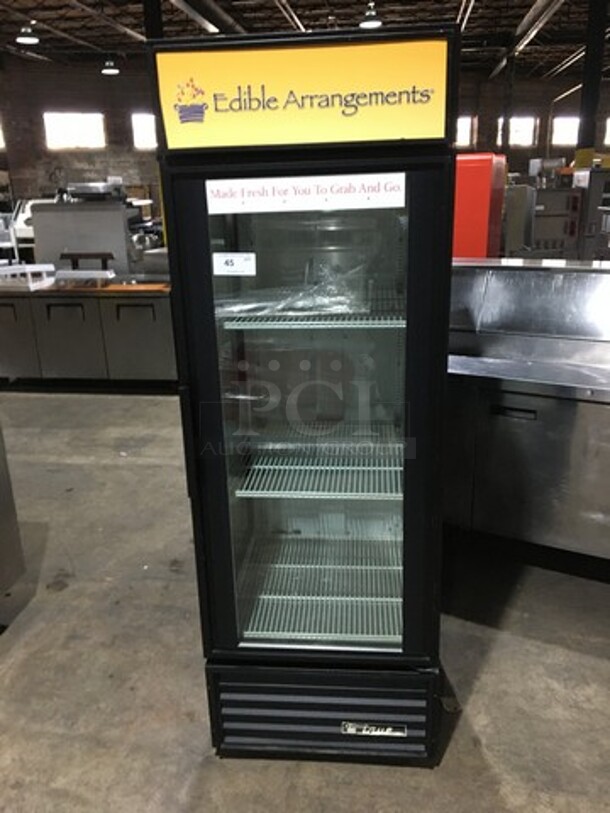 True Commercial Single Door Reach In Cooler Merchandiser! With Glass On Both Sides! Model GEM23 Serial 14686560! 115V 1Phase! - Image 1 of 8