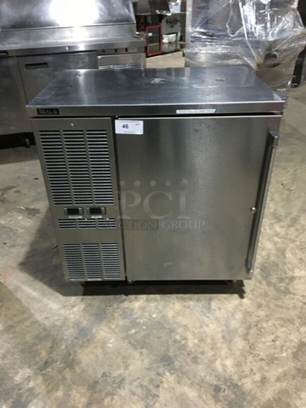 Perlick Commercial Single Door Refrigerated Draft Beer System! All Stainless Steel! Model DZS36 Serial 782829! 115V 1Phase!