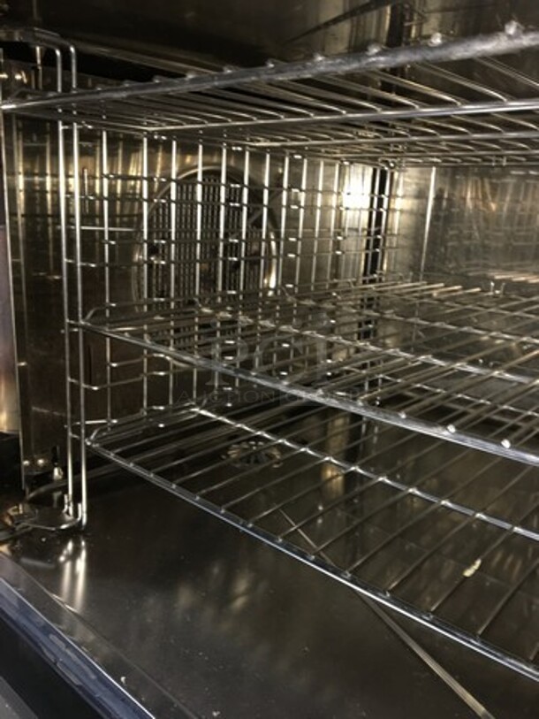 Electrolux Natural Gas Powered Air-O-Convect Combi Oven! With View Through Door! All Stainless Steel Body! Model AOS062GKP1 Serial 40510001! 120V! On Legs! - Image 7 of 12