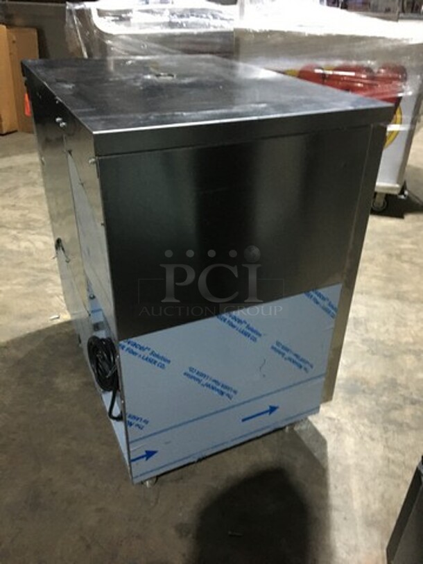 Perlick Commercial Single Door Refrigerated Draft Beer System! All Stainless Steel! Model DZS36 Serial 782829! 115V 1Phase! - Image 4 of 9