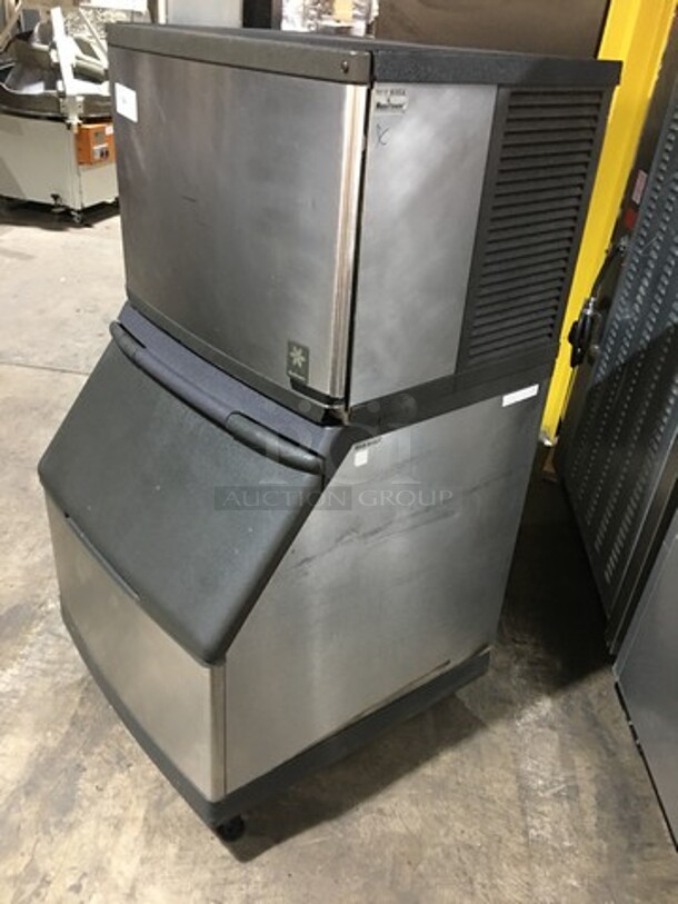 Manitowoc Commercial Ice Making Machine! With Ice Bin! All Stainless Steel! Model QD0452A! 115V 1Phase! 2 X Your Bid! Makes One Unit! - Image 2 of 7