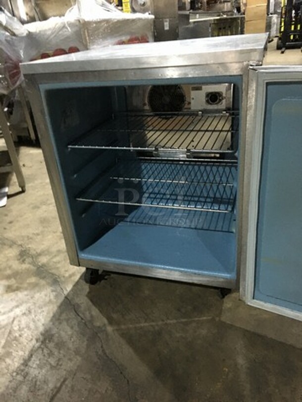 Delfield One Door Refrigerated Lowboy/Work Top Cooler! All Stainless Steel! On Casters! - Image 5 of 7