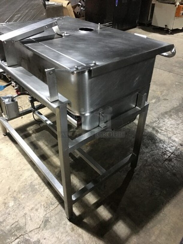 WOW! Groen All Stainless Steel Natural Gas  Powered 40LB Tilted Braising Pan/Skillet! On Legs! - Image 4 of 8