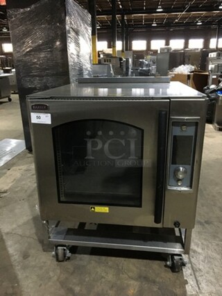 AMAZING! Baxter Commercial Electric Powered Convection Oven! With View Through Door! With Digital Touch Controls! All Stainless Steel! Model ML132512EU! On Casters! Working When Removed!
