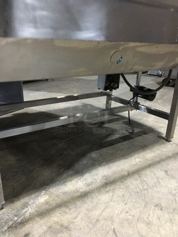 WOW! Groen All Stainless Steel Natural Gas  Powered 40LB Tilted Braising Pan/Skillet! On Legs! - Image 7 of 8